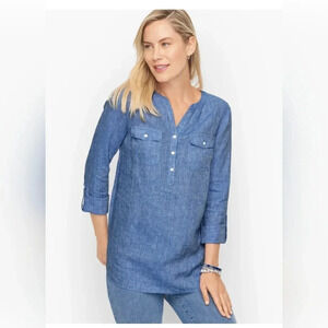 Talbots Blue Women's Tunic Top